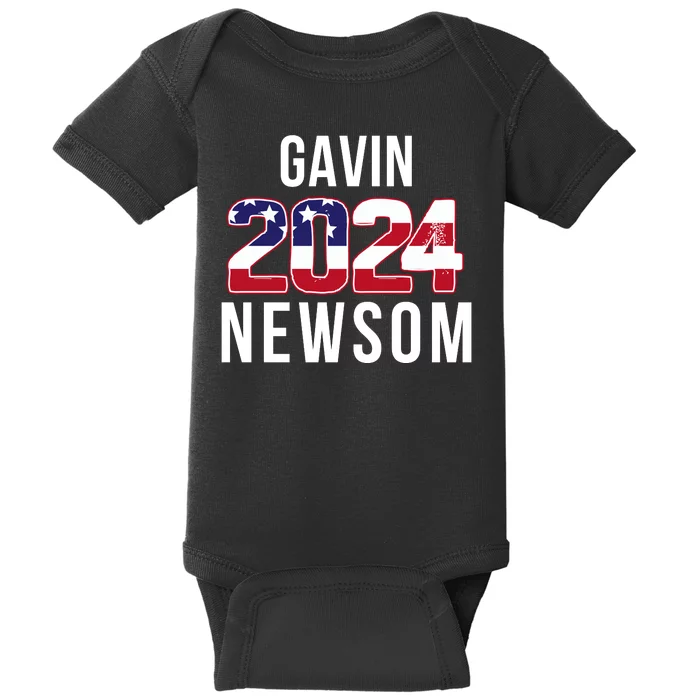 Gavin Newsom 2024 President Men Women Vote Gavin Newsom 2024 Baby Bodysuit