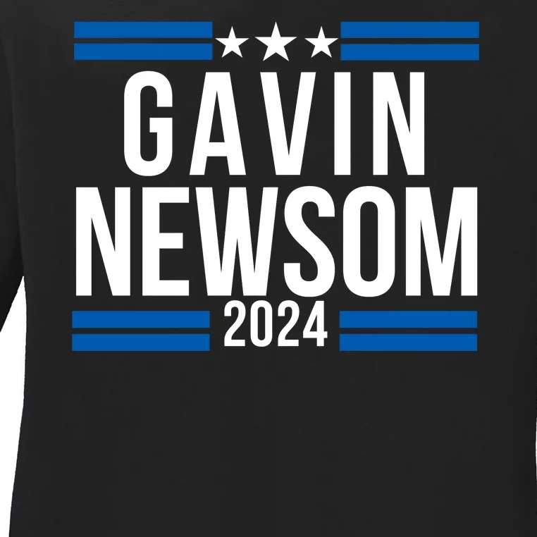 Gavin Newsom 2024 President Elect Men Women Vote Gavin Newsom 2024 Ladies Long Sleeve Shirt