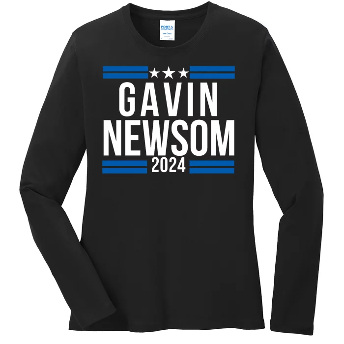 Gavin Newsom 2024 President Elect Men Women Vote Gavin Newsom 2024 Ladies Long Sleeve Shirt