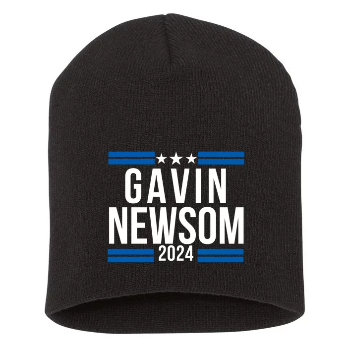 Gavin Newsom 2024 President Elect Men Women Vote Gavin Newsom 2024 Short Acrylic Beanie