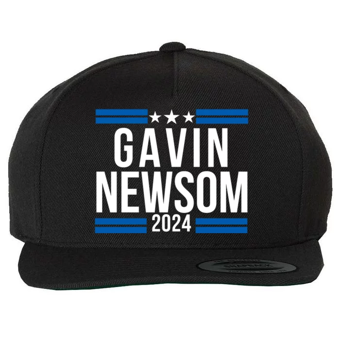 Gavin Newsom 2024 President Elect Men Women Vote Gavin Newsom 2024 Wool Snapback Cap