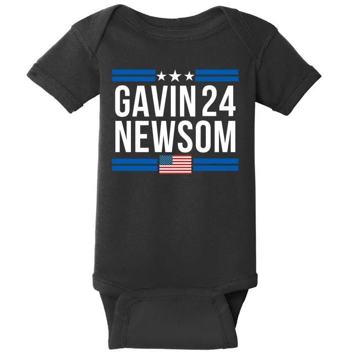 Gavin Newsom 2024 President Men Women Vote Gavin Newsom 2024 Baby Bodysuit