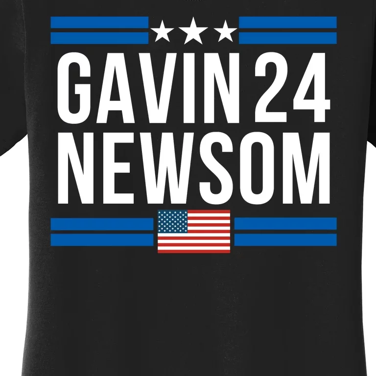 Gavin Newsom 2024 President Men Women Vote Gavin Newsom 2024 Women's T-Shirt