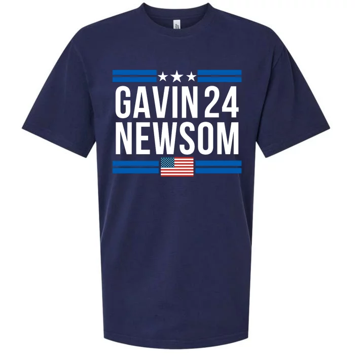 Gavin Newsom 2024 President Men Women Vote Gavin Newsom 2024 Sueded Cloud Jersey T-Shirt