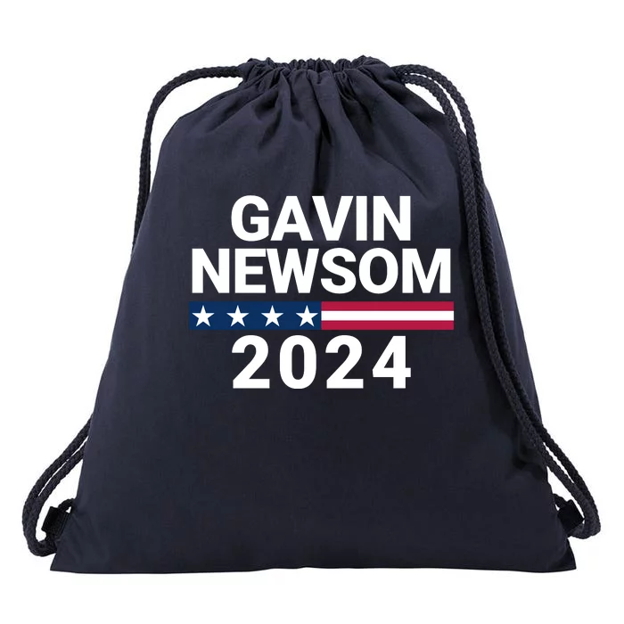 Gavin Newsom 2024 President Men Women Vote Gavin Newsom 2024 Drawstring Bag