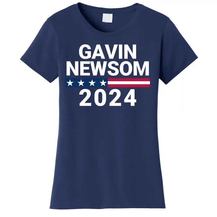 Gavin Newsom 2024 President Men Women Vote Gavin Newsom 2024 Women's T-Shirt