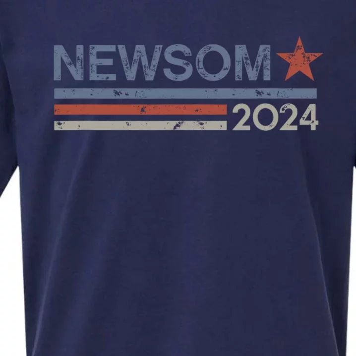 Gavin Newsom 2024 Election For President Sueded Cloud Jersey T-Shirt