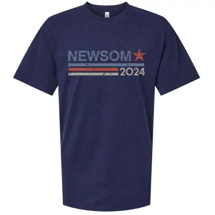 Gavin Newsom 2024 Election For President Sueded Cloud Jersey T-Shirt