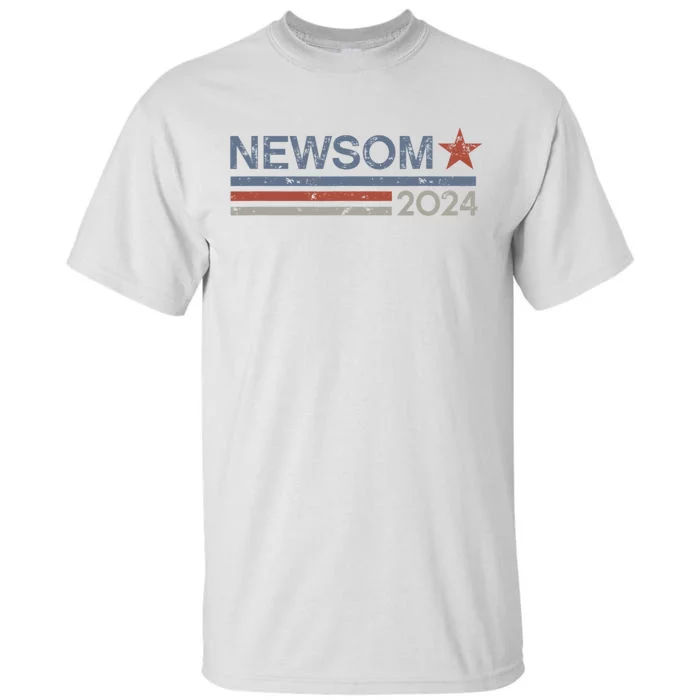 Gavin Newsom 2024 Election For President Tall T-Shirt