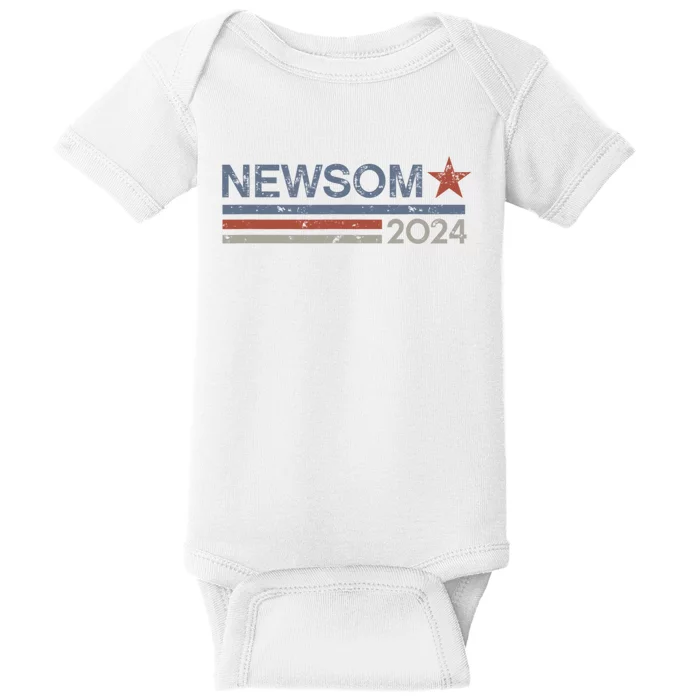 Gavin Newsom 2024 Election For President Baby Bodysuit