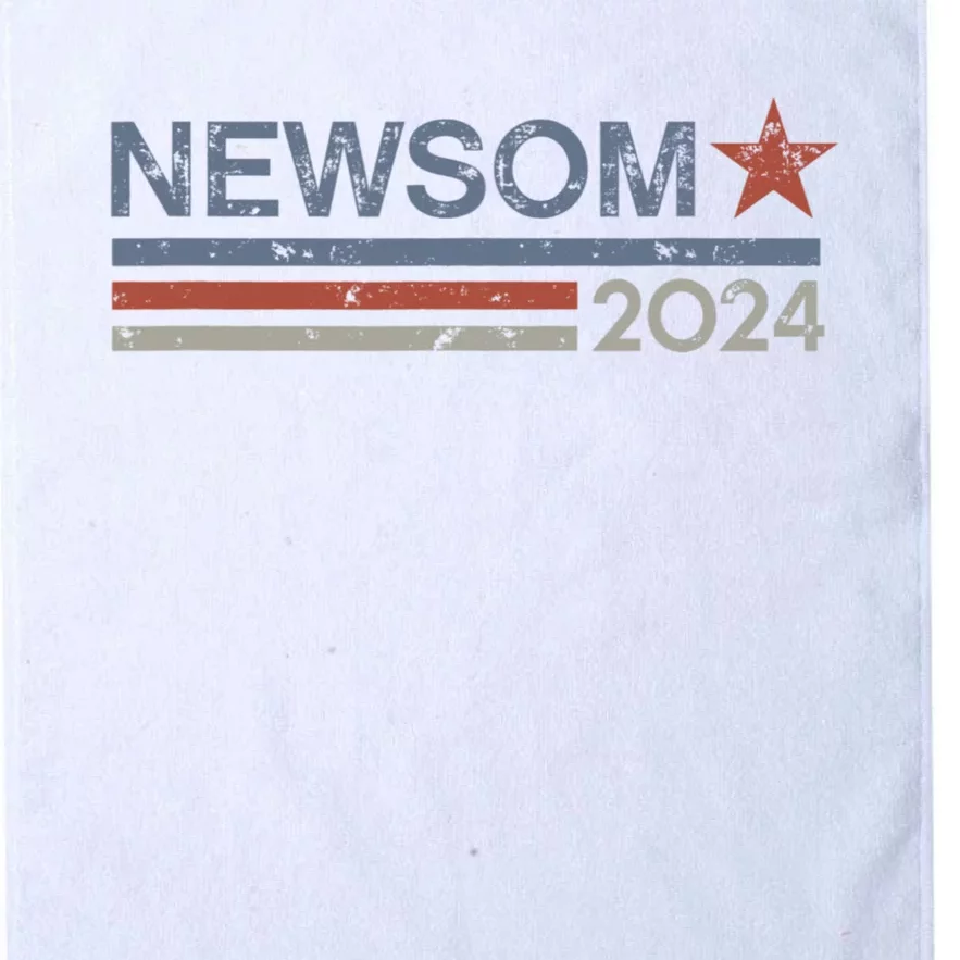 Gavin Newsom 2024 Election For President Platinum Collection Golf Towel