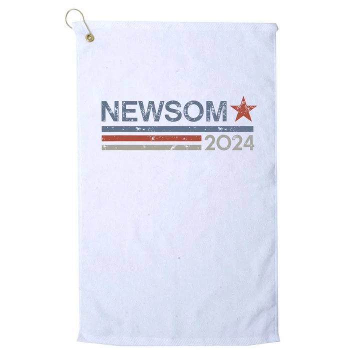 Gavin Newsom 2024 Election For President Platinum Collection Golf Towel