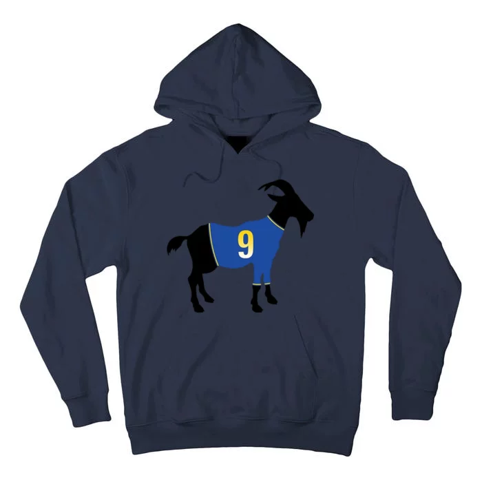 Goat Number 9 Football Tall Hoodie