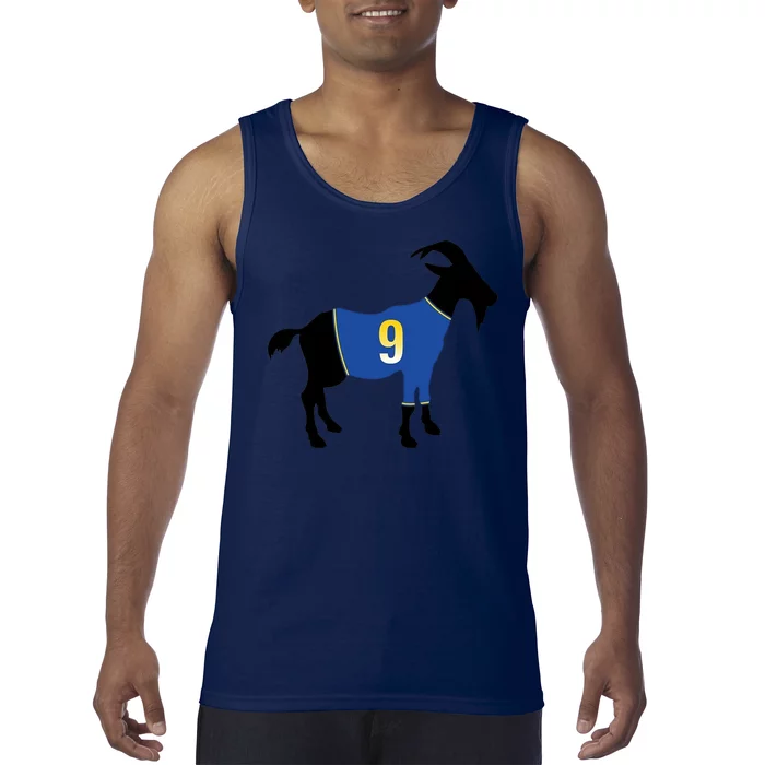 Goat Number 9 Football Tank Top