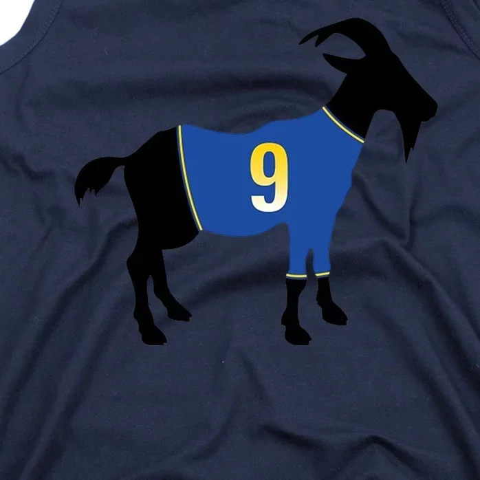 Goat Number 9 Football Tank Top