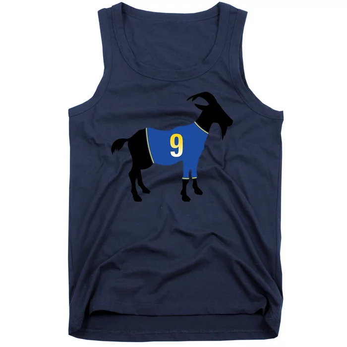 Goat Number 9 Football Tank Top