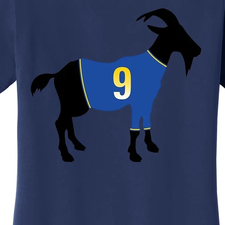 Goat Number 9 Football Women's T-Shirt