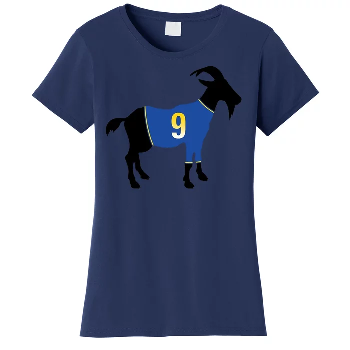 Goat Number 9 Football Women's T-Shirt