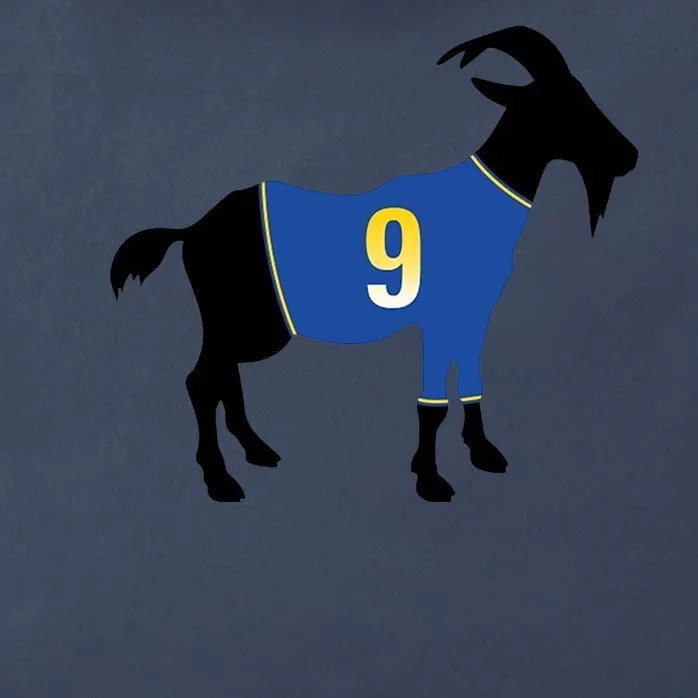 Goat Number 9 Football Zip Tote Bag