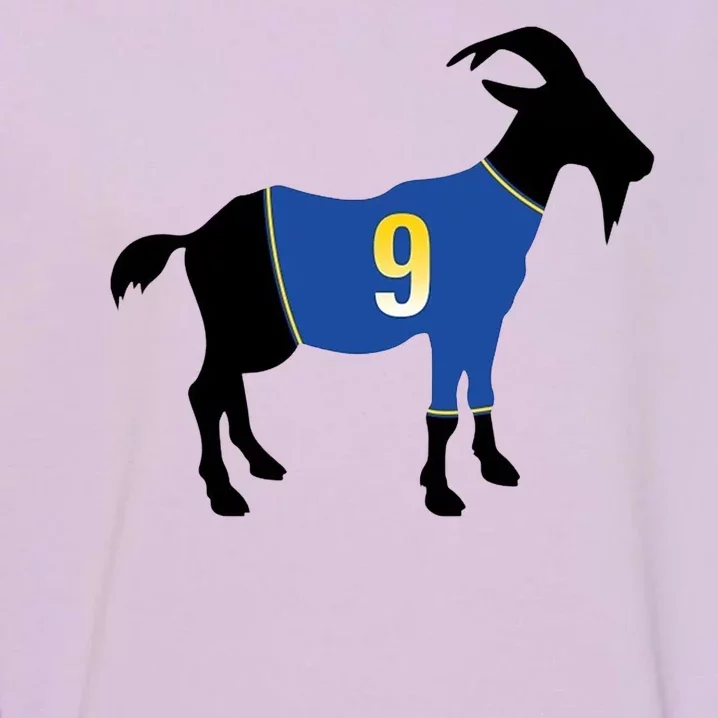 Goat Number 9 Football Garment-Dyed Sweatshirt