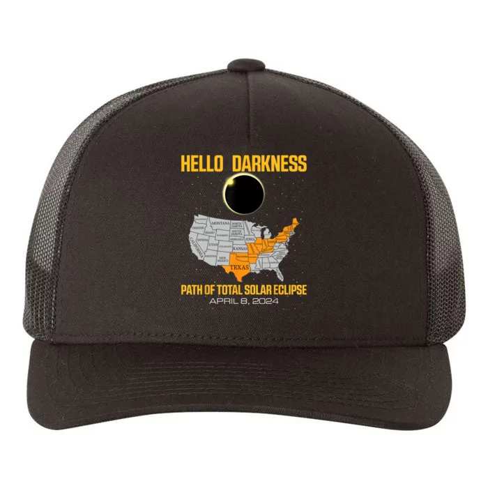 Great North American Path Of Total Solar Eclipse In April 08 Yupoong Adult 5-Panel Trucker Hat