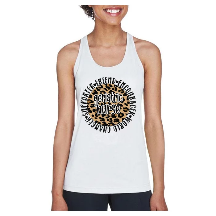 Geriatric Nurse Appreciation RN Geriatric Nursing Women's Racerback Tank