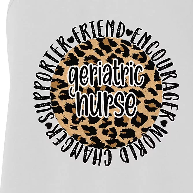 Geriatric Nurse Appreciation RN Geriatric Nursing Women's Racerback Tank