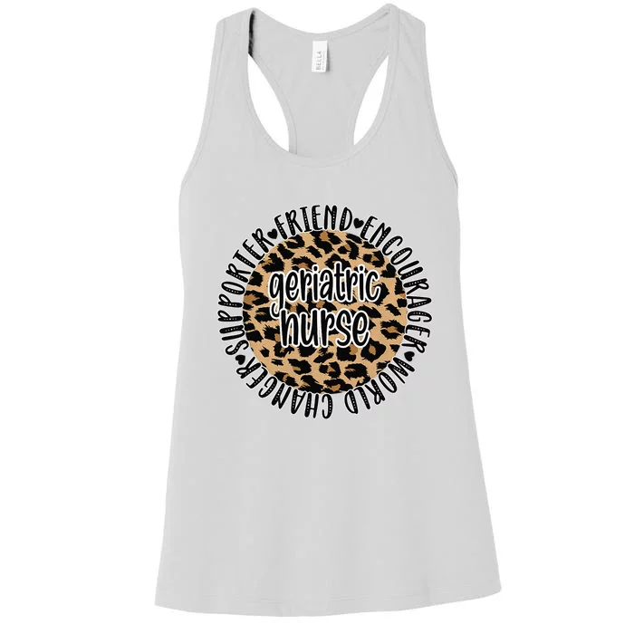 Geriatric Nurse Appreciation RN Geriatric Nursing Women's Racerback Tank