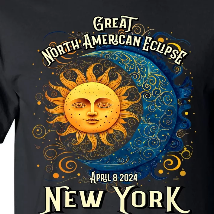 Great North American Eclipse Total Solar Eclipse Earth Moon Sun Cosmic Alignment Tall T-Shirt