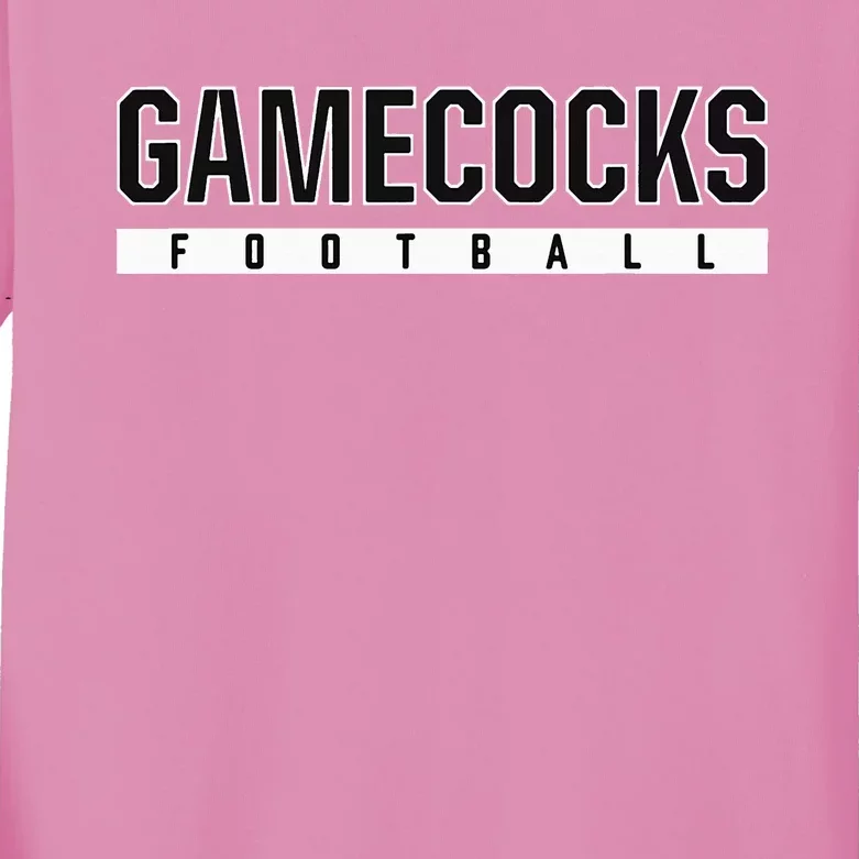 Gamecocks New Brockton High School Football Kids Long Sleeve Shirt