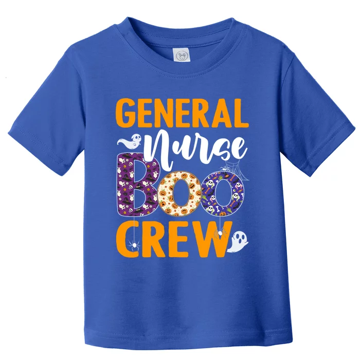 General Nurse Boo Crew Scary Nurse Halloween Ghost Spider Gift Toddler T-Shirt