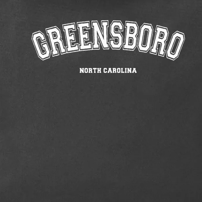 Greensboro North Carolina Zip Tote Bag