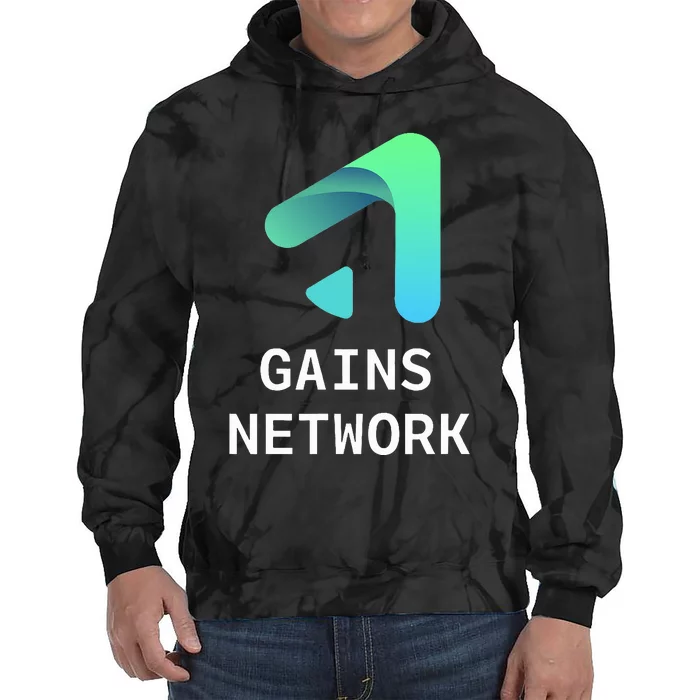 Gains Network Crypto Tie Dye Hoodie