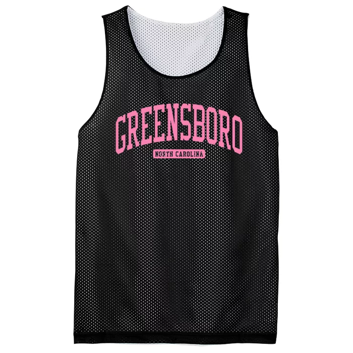 Greensboro North Carolina Nc College University Style Mesh Reversible Basketball Jersey Tank