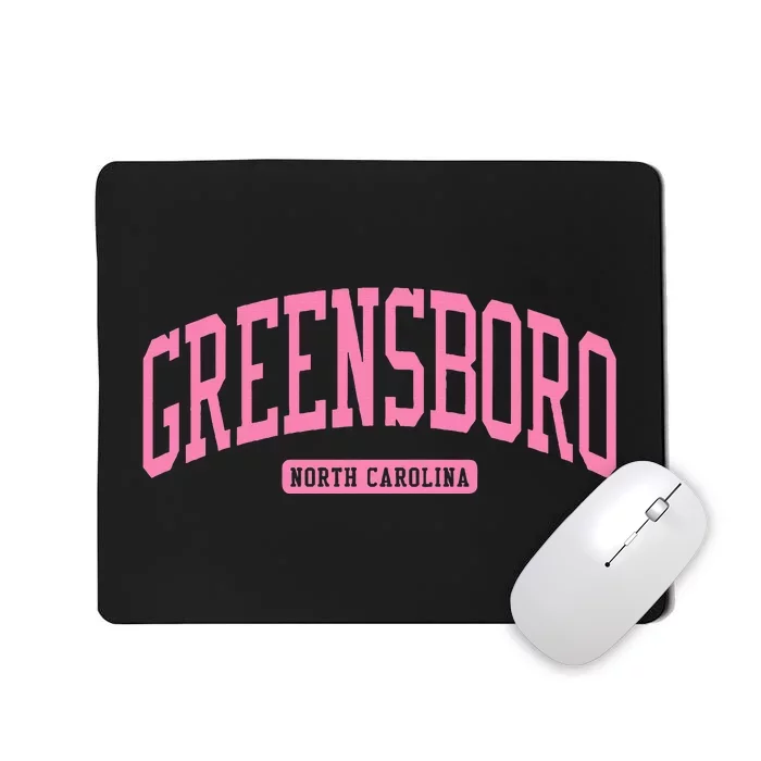 Greensboro North Carolina Nc College University Style Mousepad