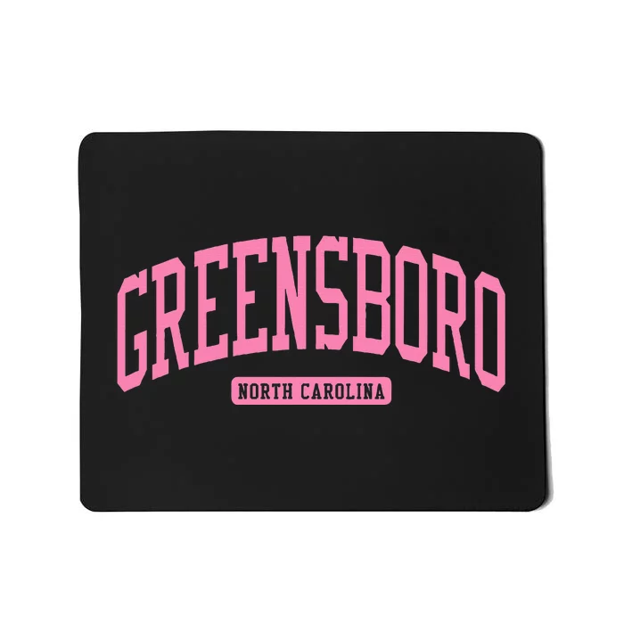 Greensboro North Carolina Nc College University Style Mousepad