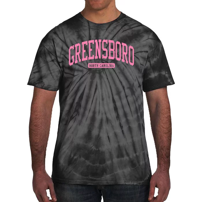 Greensboro North Carolina Nc College University Style Tie-Dye T-Shirt