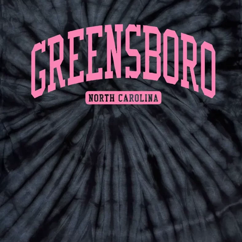 Greensboro North Carolina Nc College University Style Tie-Dye T-Shirt