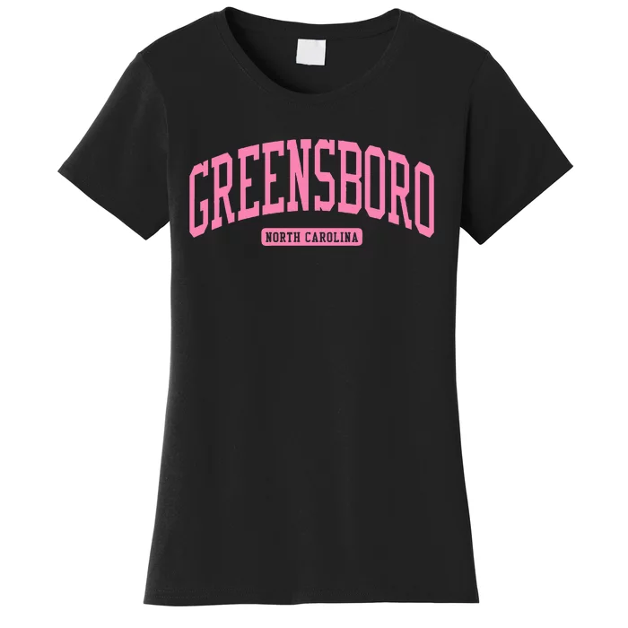 Greensboro North Carolina Nc College University Style Women's T-Shirt