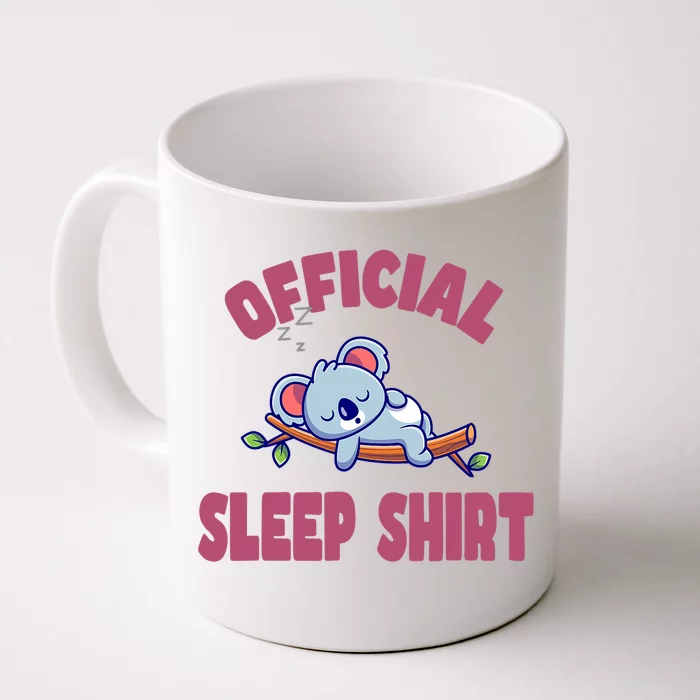 Good Night Cute Koala Bear Front & Back Coffee Mug