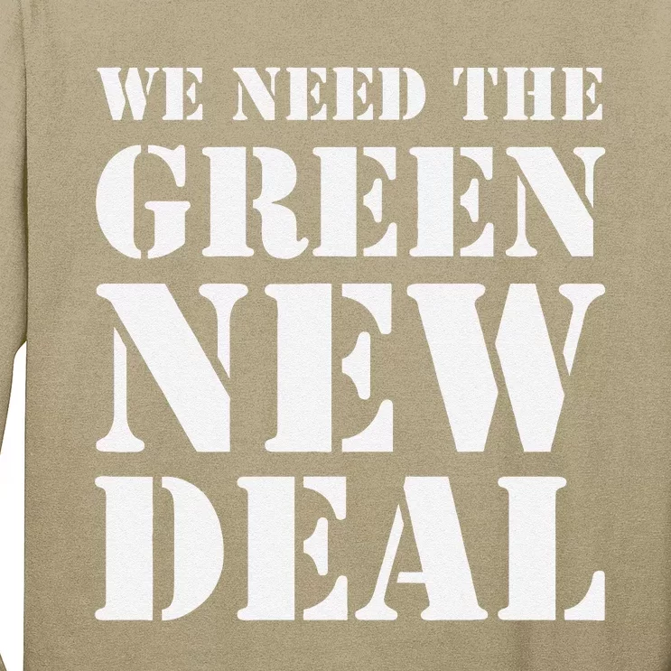 Green New Deal Earth Day Activist Long Sleeve Shirt