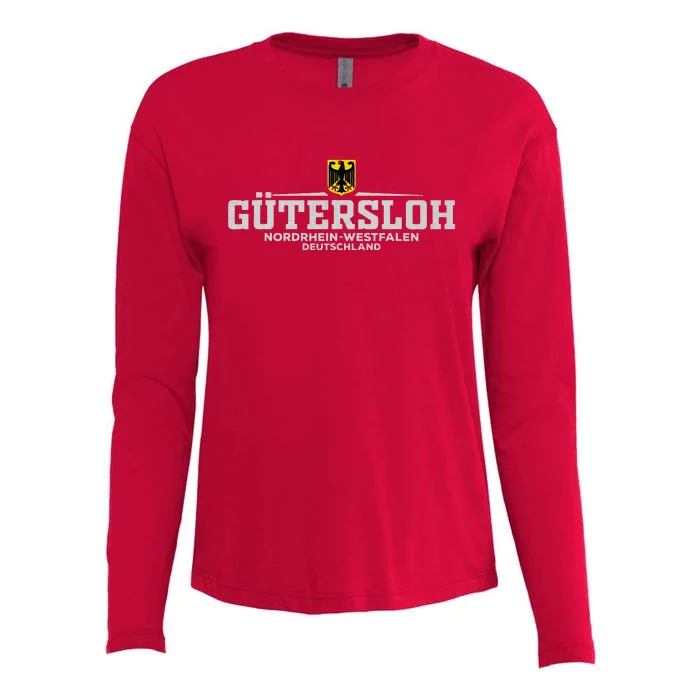 Gutersloh Nordrheinwestfalen Deutschland Germany Womens Cotton Relaxed Long Sleeve T-Shirt