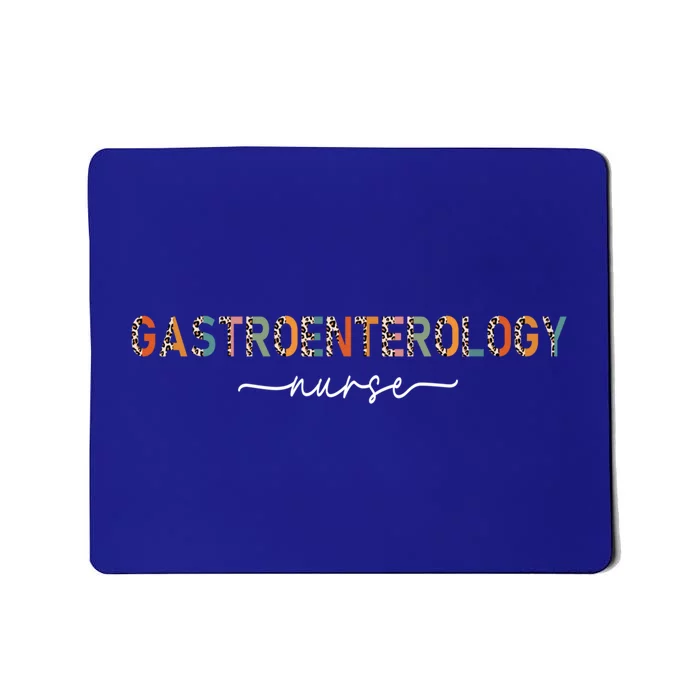 Gastroenterology Nurse Endoscopy Gastro Nurse Leopard Gift Mousepad