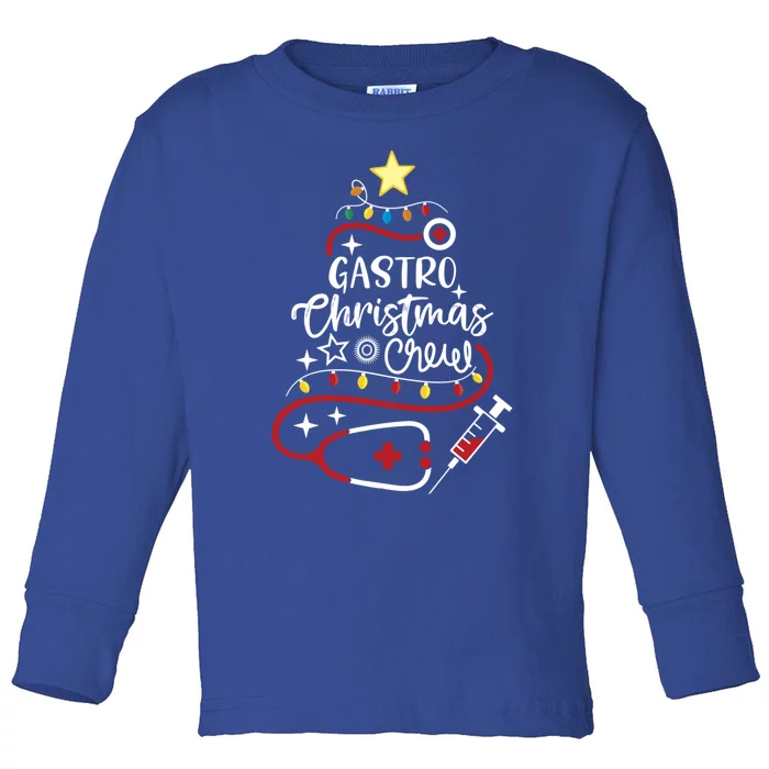 Gastroenterology Nurse Endoscopy Techs Gastro Christmas Crew Great Gift Toddler Long Sleeve Shirt