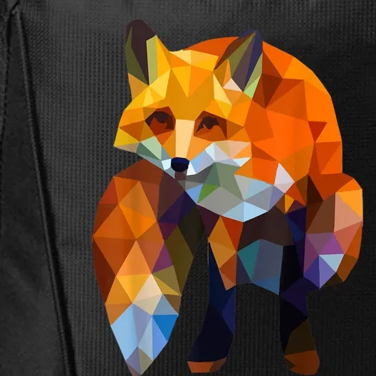 Geometric Nature Fox Cool Cute Graphic Art City Backpack