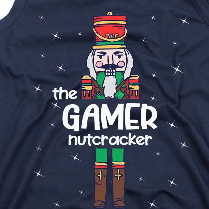 Gamer Nutcracker Family Matching Funny Pajama Tank Top