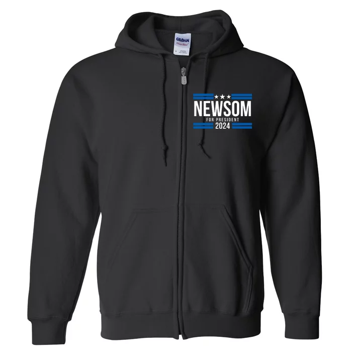 Gavin Newsom For President 2024 Gavin Newsom 2024 Full Zip Hoodie