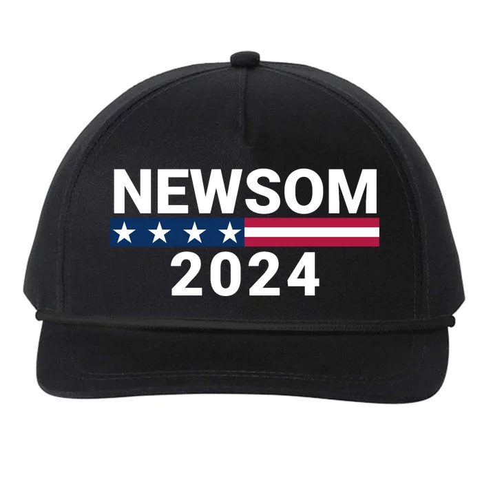 Gavin Newsom For President 2024 Gavin Newsom 2024 Vote Gavin Newsom Snapback Five-Panel Rope Hat