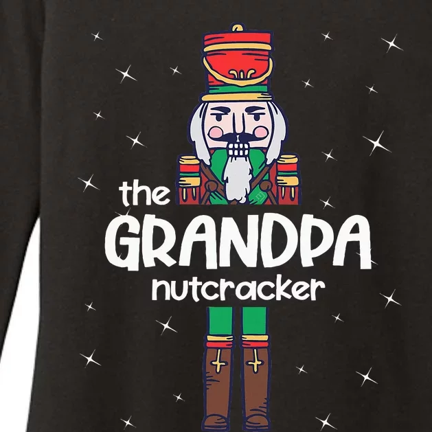 Grandpa Nutcracker Family Matching Funny Pajama Womens CVC Long Sleeve Shirt