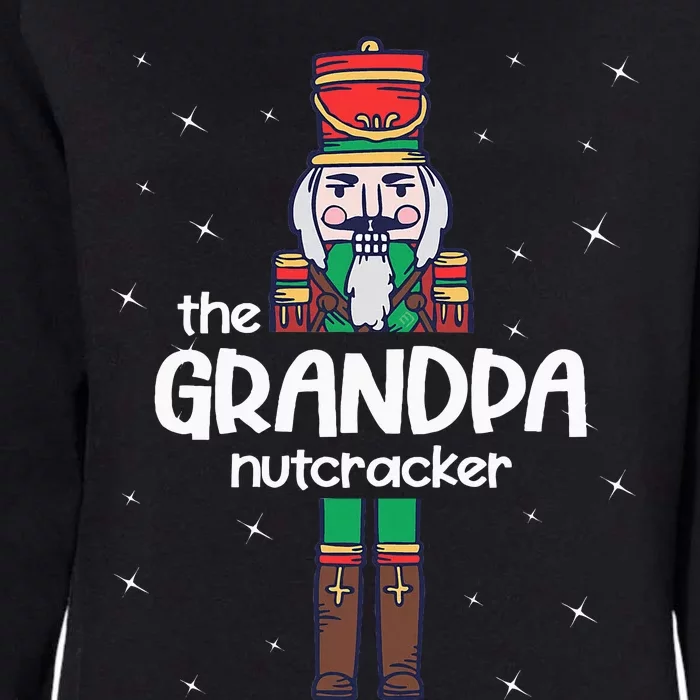 Grandpa Nutcracker Family Matching Funny Pajama Womens California Wash Sweatshirt